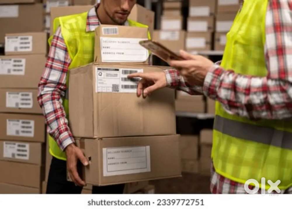 parcel packing and stock management