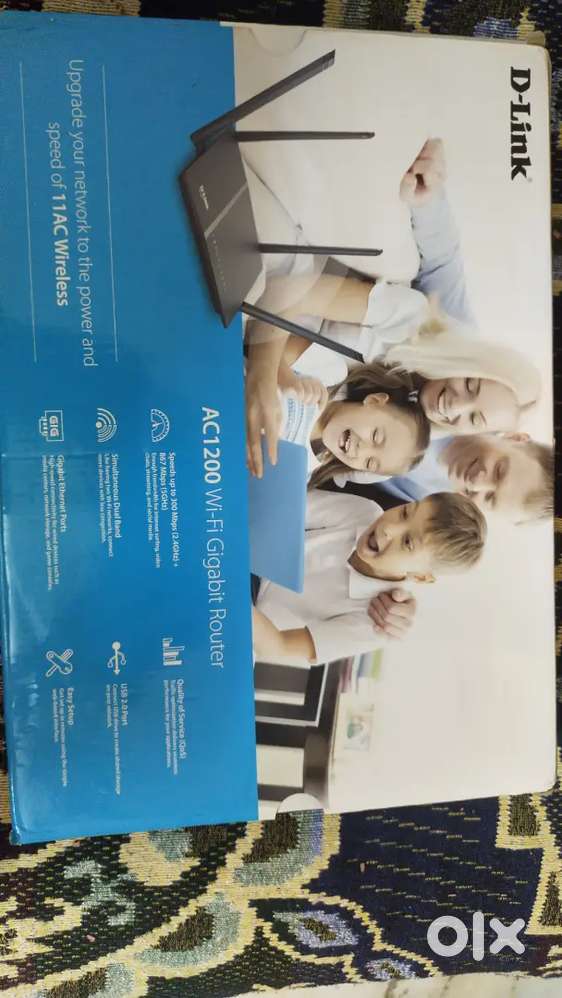 D Link AC 1200 wifi Gigabit Router