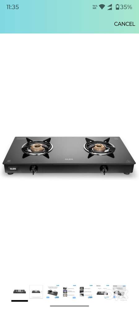 Glen Apex 2 Burner LPG Gas Stove