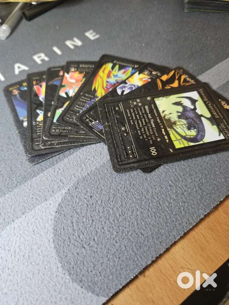 Black Metal Pokémon Fan Art Collector Set (8-Card Shadow Edition –X)