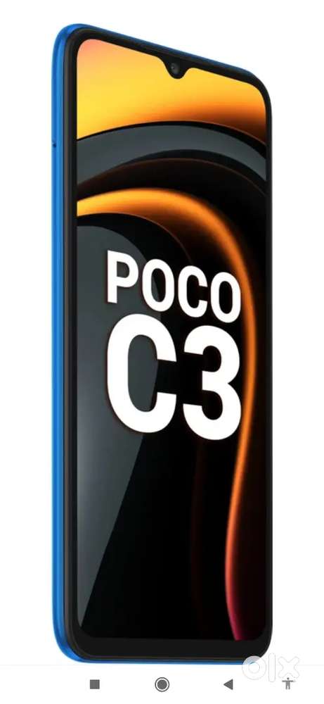 Poco C3 with box very less used