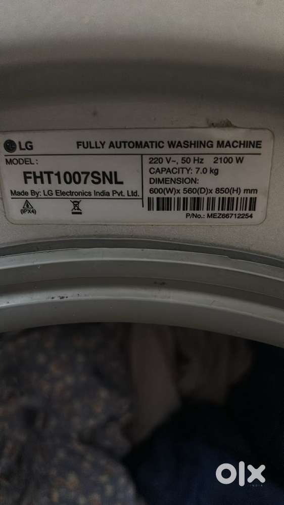 Lg fully automatic 7 kg