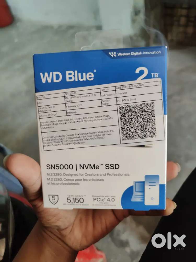 Wd blue SSD 2tb
