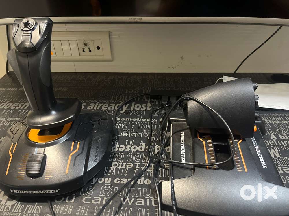 T1600 flight simulator joystick and throttle for windows and mac