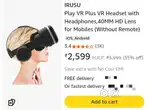 Irusu VR headset