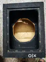 Woofer box for sale with glass vintage box