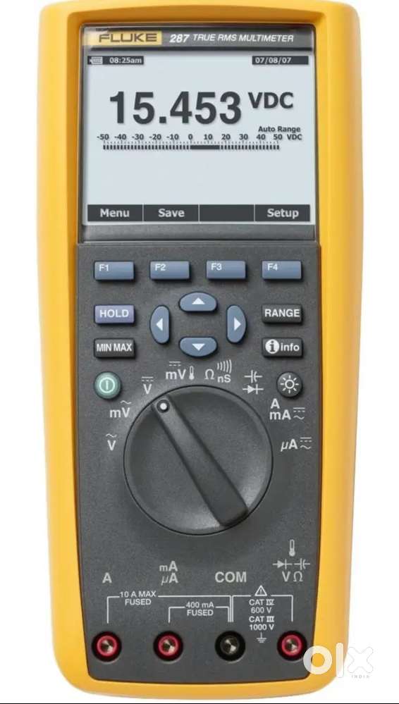 Fluke 287 True-RMS Industrial Multimeter High Accuracy, Data Logging