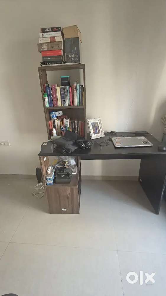Study table / computer table with book shelf