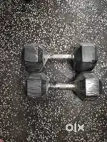 Slovic Dumbbell Set 20 KG (10 KG x 2) Hexa Dumbbells for Home Workout