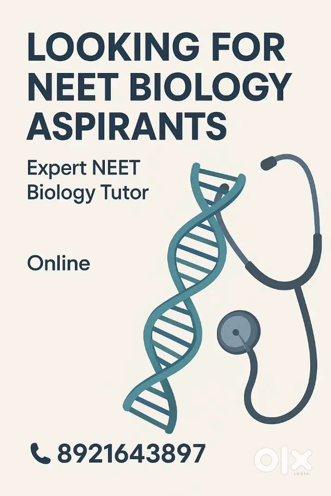 NEET biology students needed
