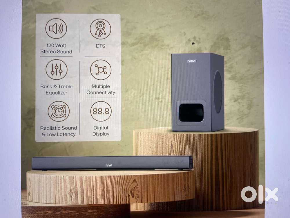 VW Sonic Bar  120W soundar 2.1 home theater