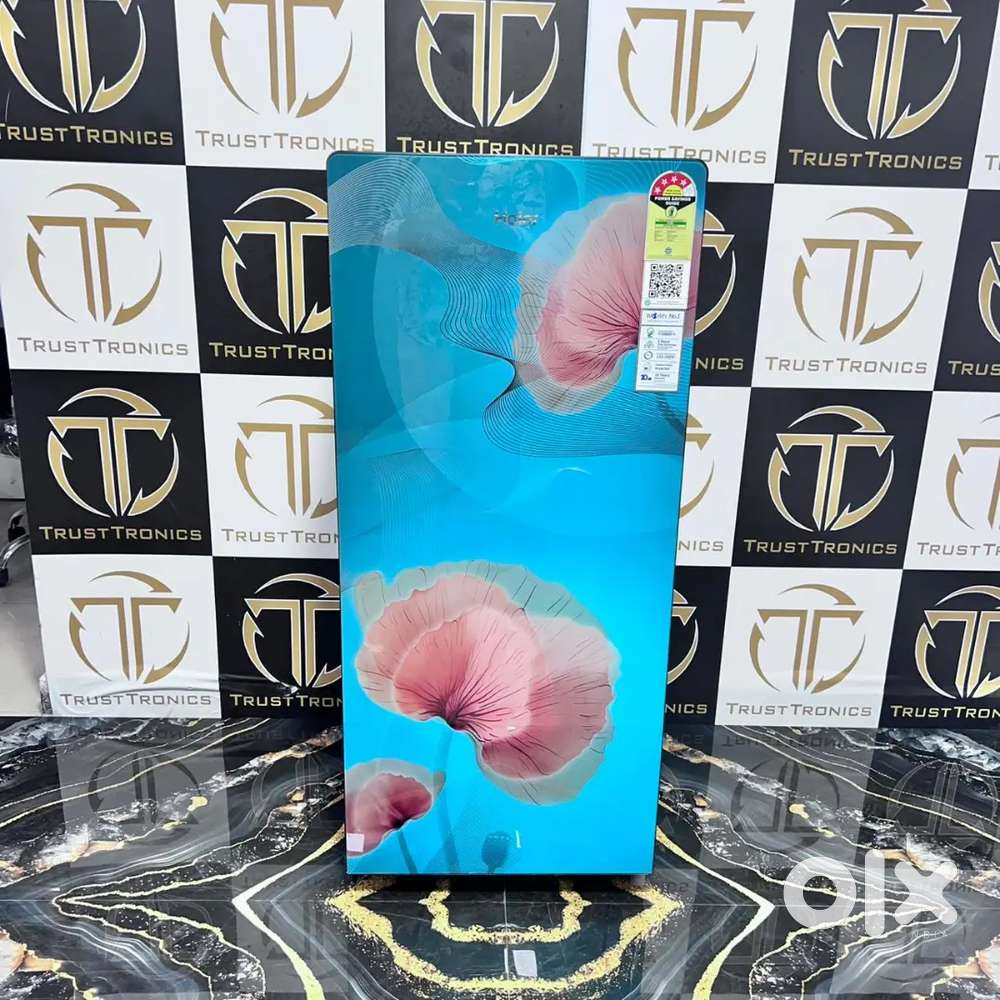Haier 4 Star glass fridge Flower Design SINGLE DOOR REFRIGERATOR