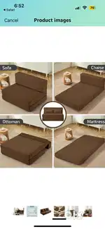Sofa cum bed 3 seater