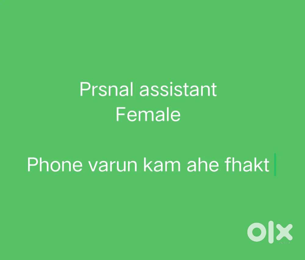 Parsnal assistant only female
