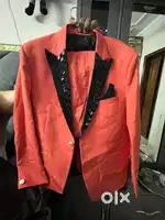 Coat pant with sequence work