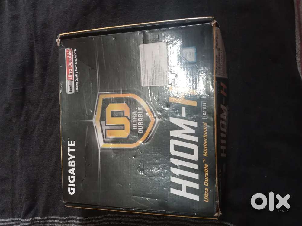 H110M-H GIGABYTE MOTHERBOARD WITH PROCESSER