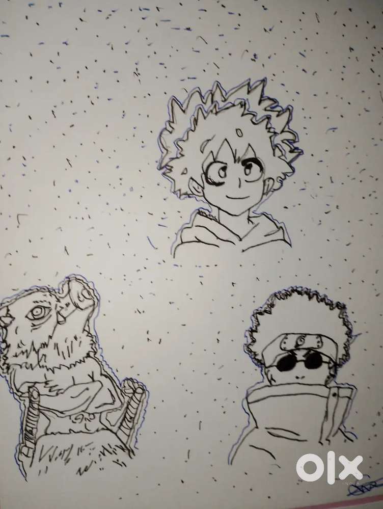 For any anime drawing give hi