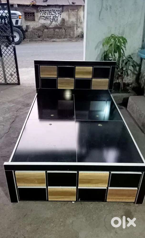 [SHANDAR FURNITURE]  NEW  STYLISH  QUEEN SIZE  BED