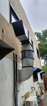 Kitchen commercial chimney with 1.5hp motor  duct