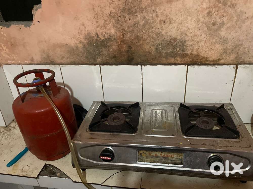 Gas burner and cylender