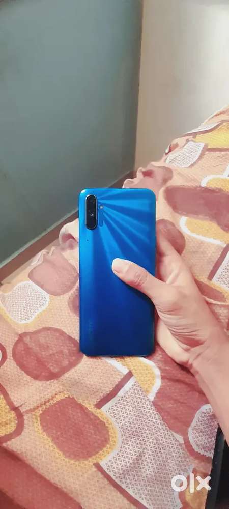 Realme c3 blue colour asthetic type