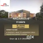 Nadakkave 17 cents 15 lakhs per cent