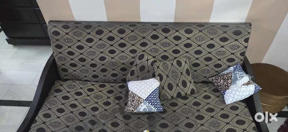 Sofa cum bed with 2 storage box