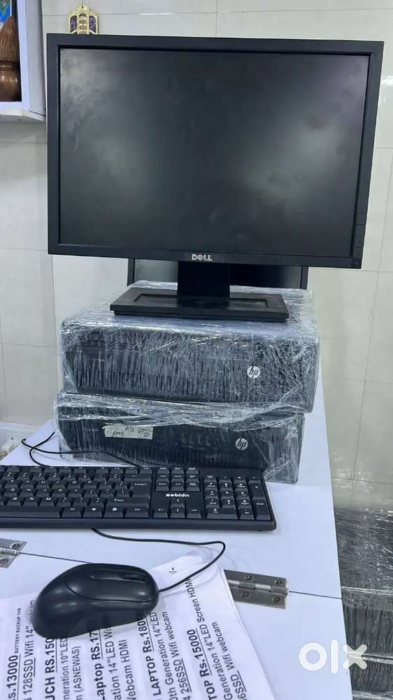 A fully in condition computer setup ready to use perfect combination