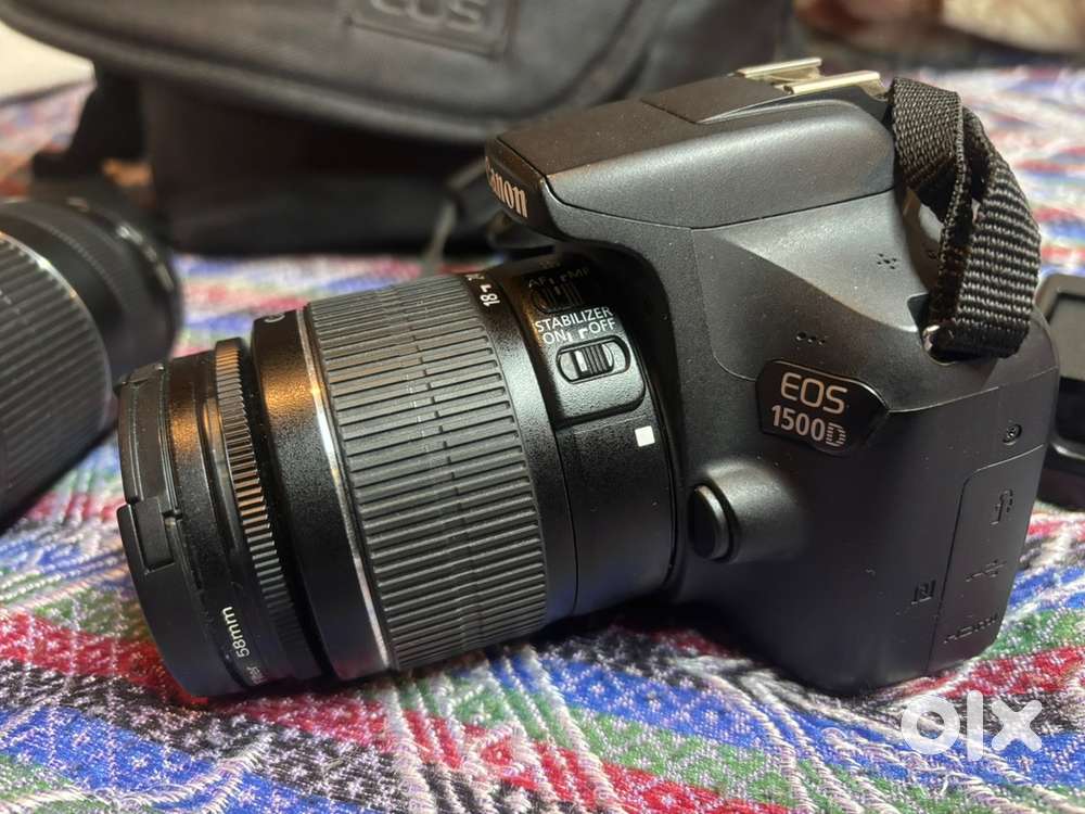Canon 1500 d with 2 lens