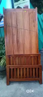 Cot in mahagony wood reeper model