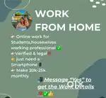 Part time work students housewife job person available