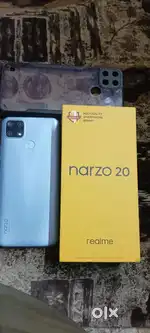 Realme narzo 20 4/128 (box available)good condition