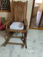 Teak wood Rocking Arm Chair