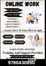 This is online work opportunity not a job