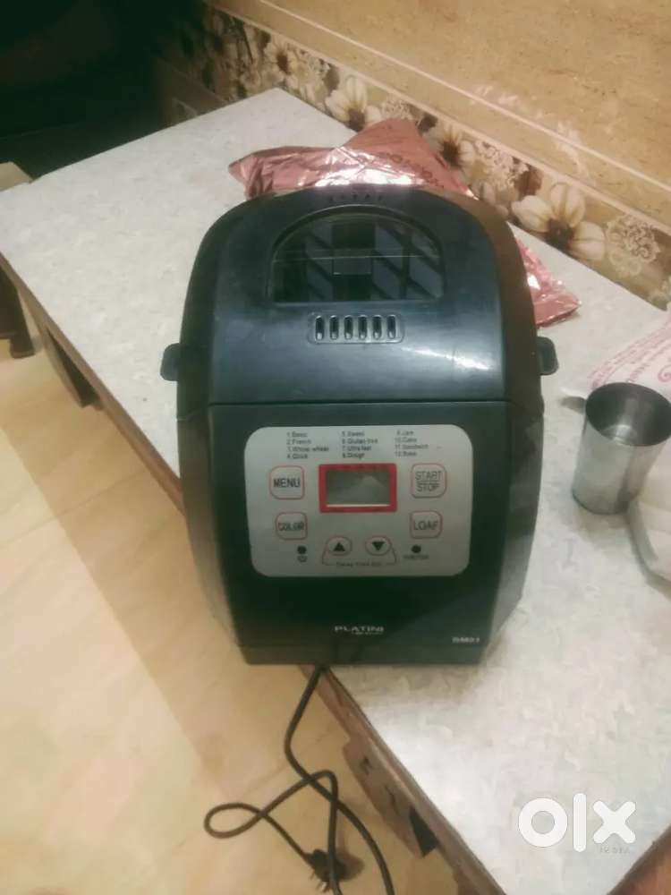 Bread maker machine working condition