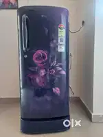 LG 185L 5 star single door refrigerator & V guard stabilizer