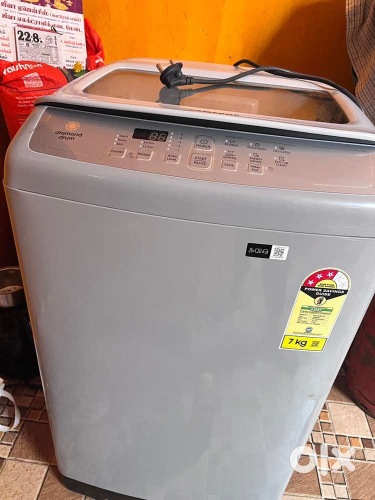 Samsung 7kg fully automatic top load washing machine with diamond drum