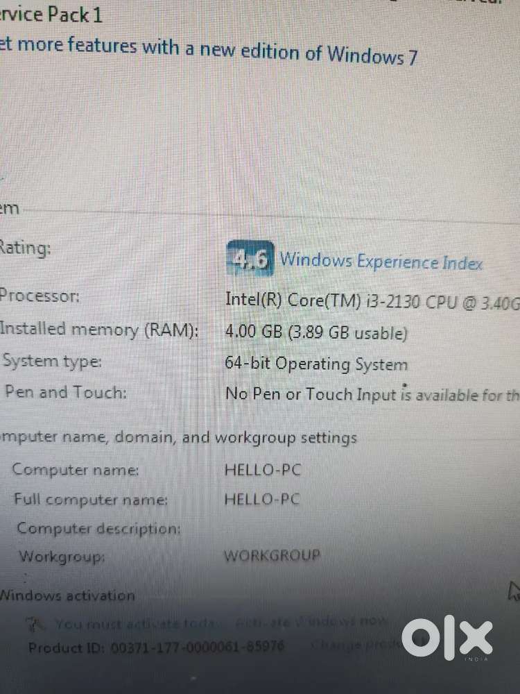 Computer desktop