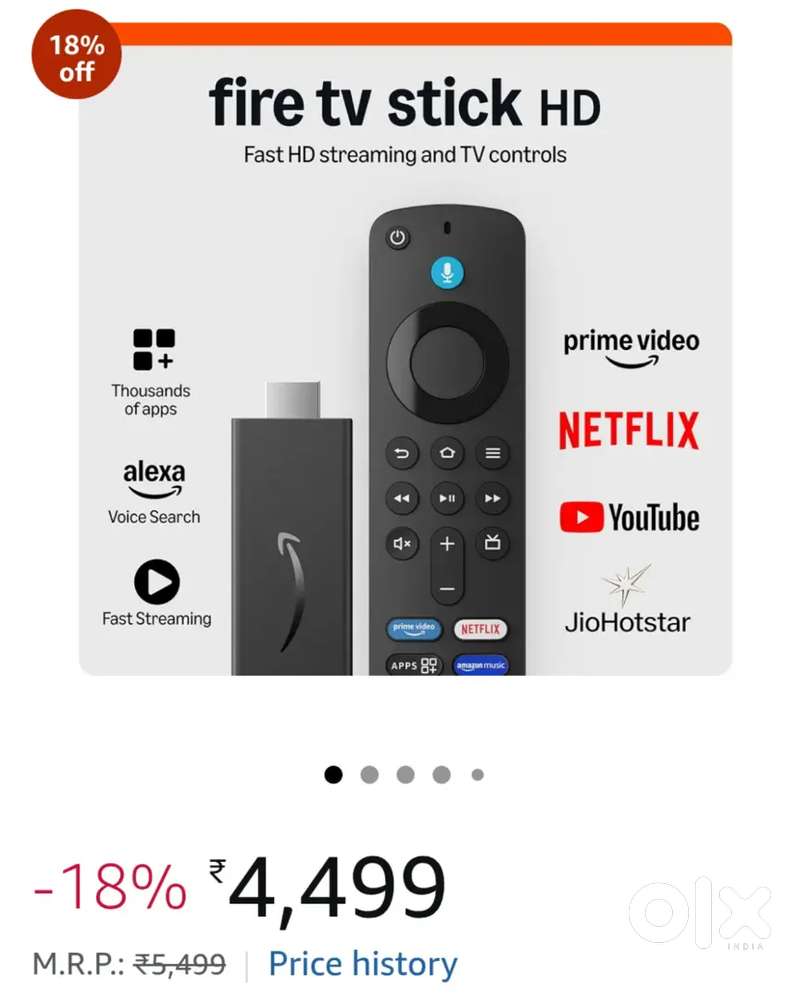 Amazon fire stick 8gb storage