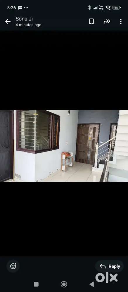 2BHK , 1st floor with 30feet wide street at Jain Villa Colony