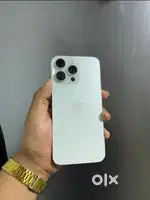 Selling my 15 pro in mint condition white colour refurbished model
