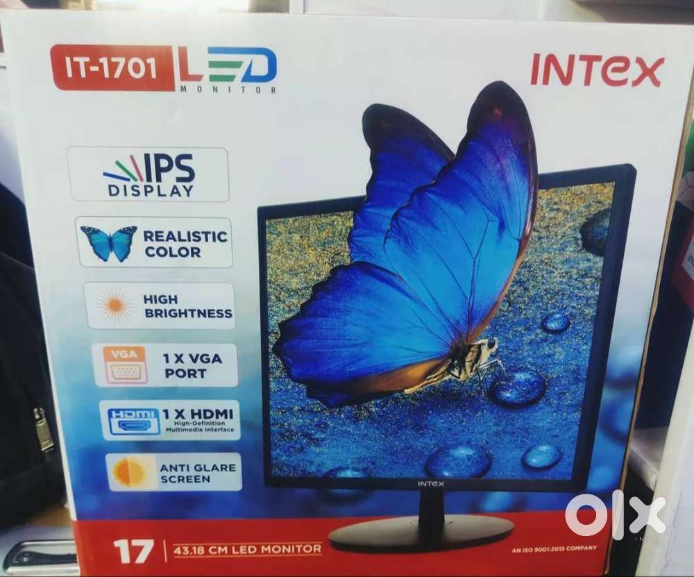 New LED Monitor 17 inch with 1 year warranty only rs 1800