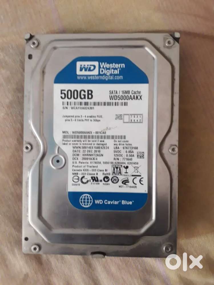 500gb Hard disk