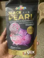 Okiko black pearl flowerhorn food