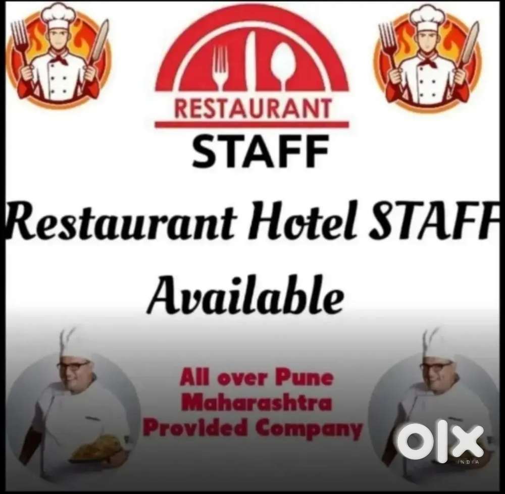 We Provide :- Hotel/Restaurant/Fast Food Staff All Over Maharashtra