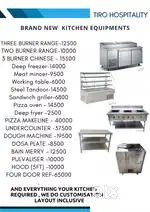 Restaurant Kitchen Equipments
