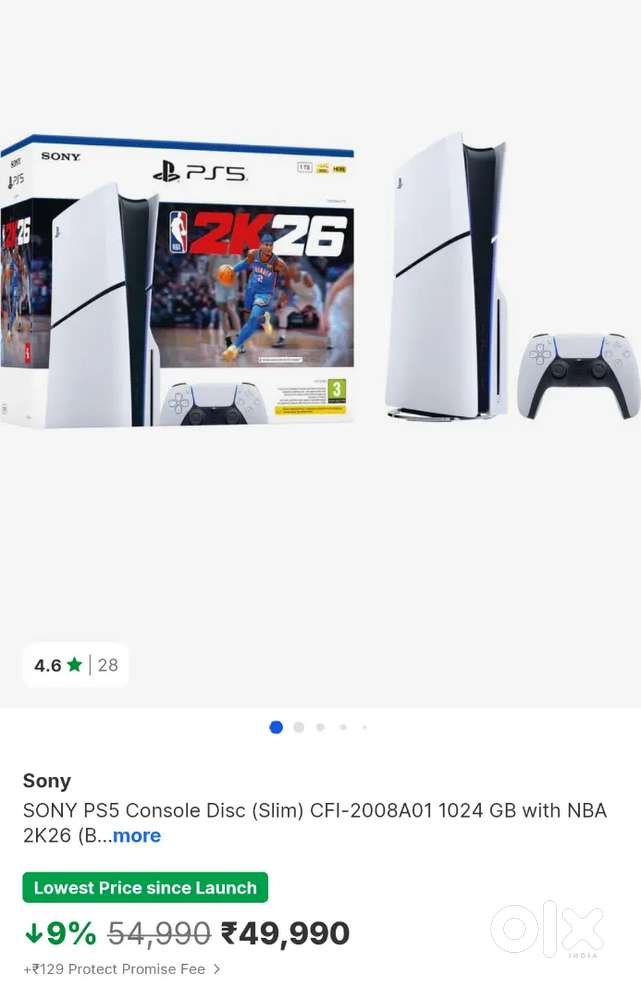 New And sealpack sony playstation 5 Disc (PS5) with 1 year warranty