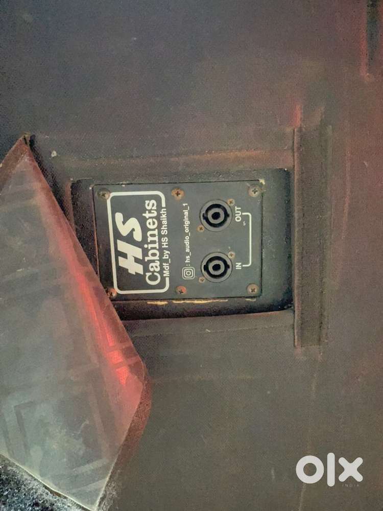 Hs audio Dual bas cabinet 4 nos