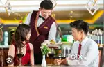 Hotel restaurant waiter service job