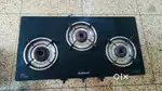 Sunflame 3-Burner Glass Top Gas Stove – Excellent Condition!